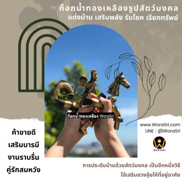 Fengshui Animal Faucet Horse Fish