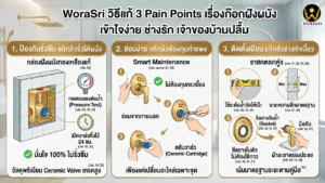 Pain point ก๊อกฝังผนัง